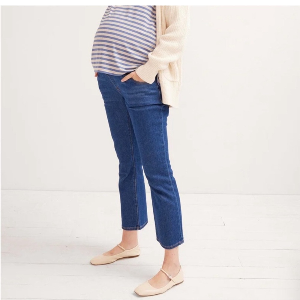 Hatch Collection Over the Bump Maternity Jeans | Size 30